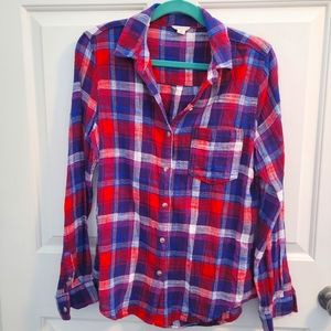 Aeropostale Americana Button Up Flannel